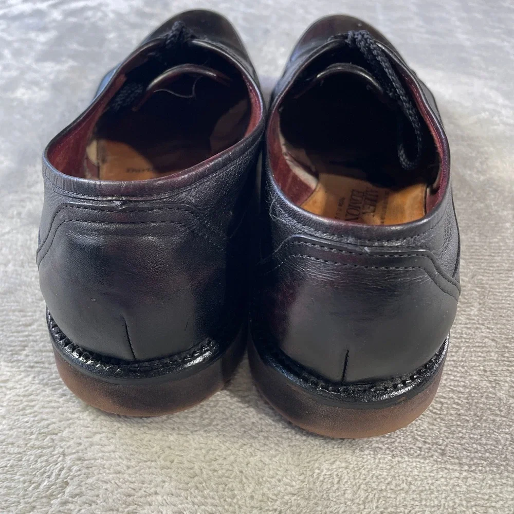 Allen Edmonds Dartmoor Oxford Dress Shoes  Mens 9.5 Black Leather USA Office